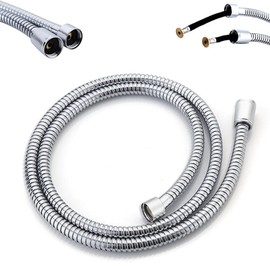 Hansengroyi Shower Hose Replacement for Grohe 28143000 RelexaFlex - 59" Metal Longlife Anti-Twist Flexible Shower Hose for Handheld Shower, Chrome