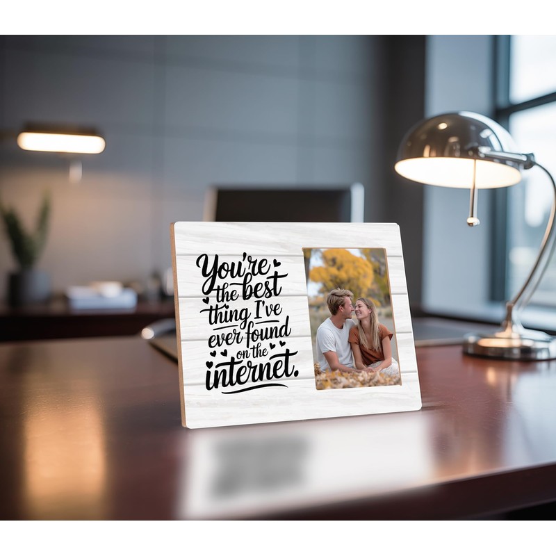 Romantic Couples Gifts Picture Frame,You're The Best Thing I've Ever