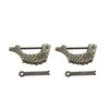 Pastlla 2 Packs Bronze Old Chinese Lock Fish Shaped Retro