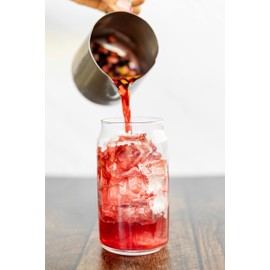 Silk Road Teas, Organic Orange Hibsicus Herbal Iced Tea, Tart Citrus & Floral Blend, 5 Gallon-Sized Tea Bags.