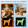 Dog Cooling Mat Extra Large, Q-Max>0.5 Double-Sided Thickened Breathable Cooling