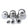 M12-1.75 Metric Acorn Cap Nuts Dome Head Nuts, 304 Stainless