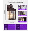 YJXGDIL 2 Pack Motion Sensor Porch Light Dusk to Dawn