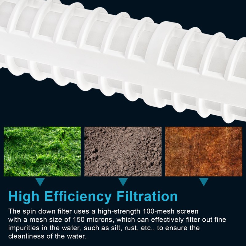 1-1/2" 100 Mesh Spin Down Filter Screen Replacement Rusco Vu