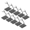 10 Pcs Figure Model Stand High Stability Figure Display Holder