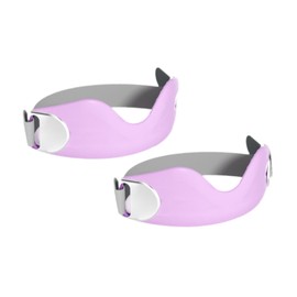 F Fityle 2x Patella Tendon Knee Straps Knee Band Breathable Sturdy Protector Knee Brace Knee Stabilizer for Running Exercise Football, Purple