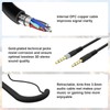 Saipomor 3.5mm Coiled Audio AUX Cable Compatible with HyperX Cloud