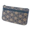 Indenya Inden No. 6 Pouch, Deer Leather, Navy Blue Base