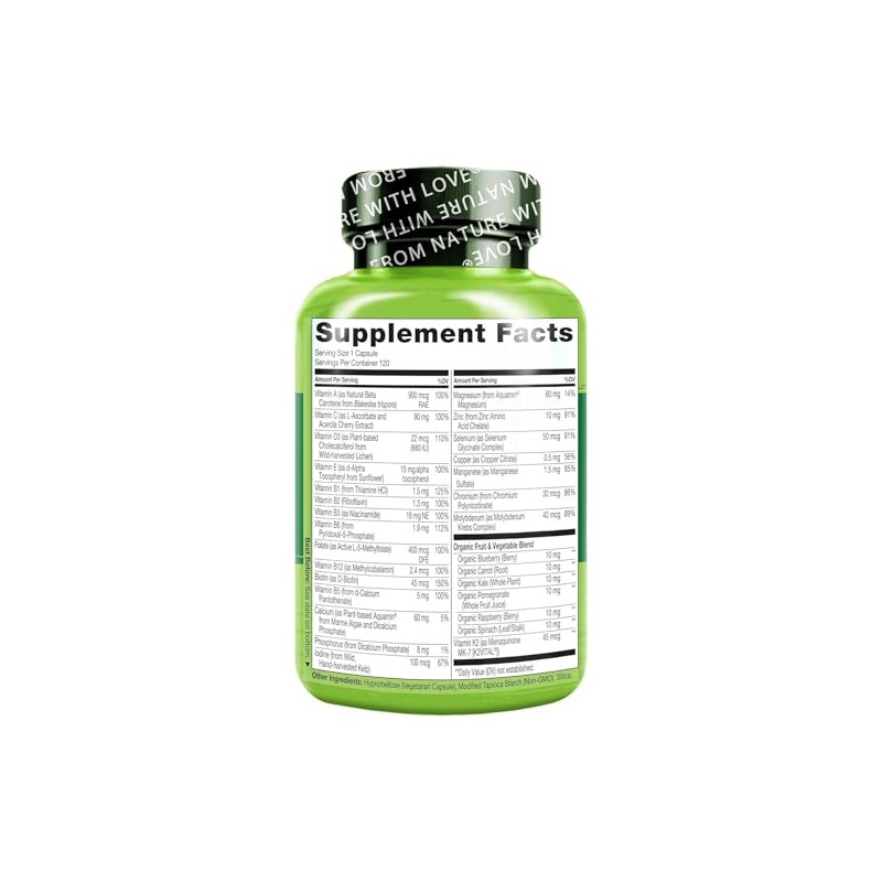 NATURELO One Daily Multivitamin for Women Over 50 | 120