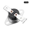 uxcell KSD301 Thermostat 150°C/302°F 10A Normally Open N.O Adjust Snap