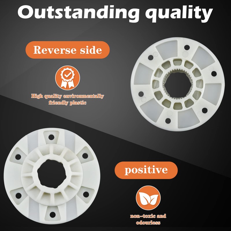 2 Pack Washer Basket Driven Hub Kit W10528947 Replacement for