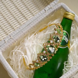 Princess Tiara for Women,Princess Tiana Set Crown and Necklace Birthday Party Prom Costume Accessories Gift