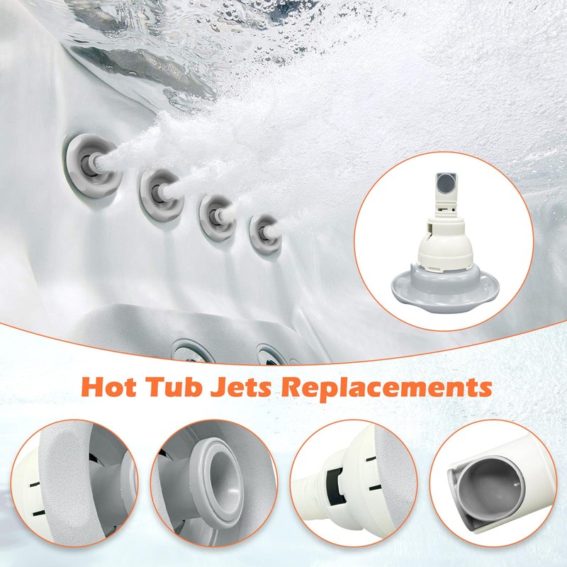 ulapithi 212-7639-STS Bathtub Hot Tub Jets Replacements 5" Spa Hot