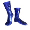 Seeksmile - Calcetines unisex metálicos brillantes para disfraz, Azul, M