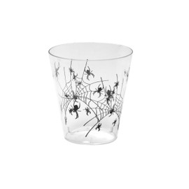 Party Essentials N22042 Shot Glasses, 2 oz., Spider Print, 6" Height, 2" Width, 2" Length (Pack of 240)