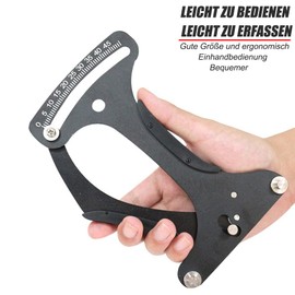 Saipor Bicycle Spoke Voltage Gauge Aluminium Alloy Spoke Tensiometer Bicycle Spokes Tensiometer Tension Meter for All Spokes