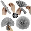 A Liittle Tree-12 PCs Mixed Tissue Paper Pompoms Pom Poms
