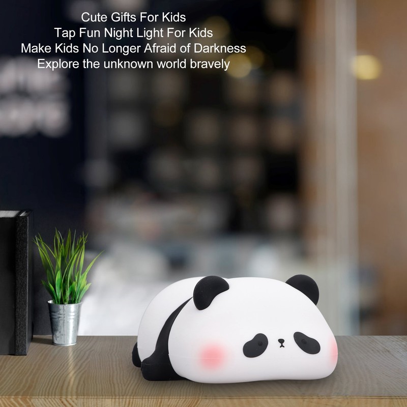 Night Light for Kids 3 Level Dimmable Bedside Lamp Rechargeable