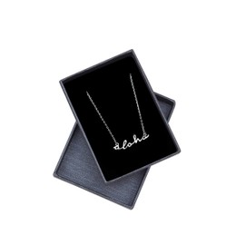 Sofia Milani - Women's Necklace 925 Silver - Aloha Hawaii Pendant - 50272, Sterling Silver, Cubic Zirconia