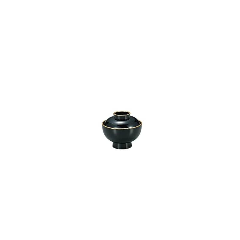 Tatsumiya 57018 Hospitality Mini Bowl with Delicacies, Black, Size: Approx.