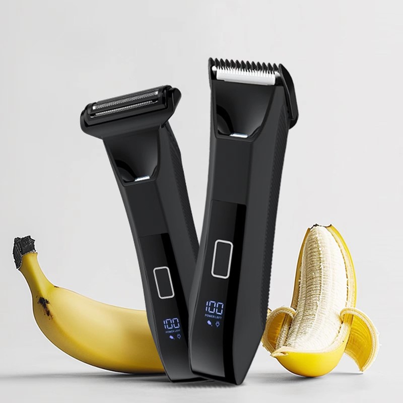 Zesuti 2-in-1 Manscape Trimmer for Men,Body & Groin Hair Trimmers