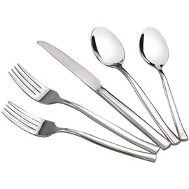 Idomy 60-Piece Stainless Steel Flatware Set, Cutlery Set Service for 12