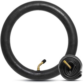 PBT Inner Tube 2 x 12 Inch AV Angled for Pushchairs Scooters Wheel and More - 12 Inch or 12 1/2 x 1.75 to 2 1/4 - Nickel Plated Thread - Twin Pack Edition