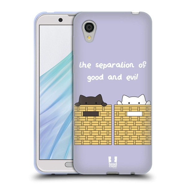 Head Case Designs Good and Evil Ceiling Cat Vs Basement