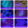 LEAGY 6 Pack UV Ultra Violet Blacklight 9 LED Flashlight