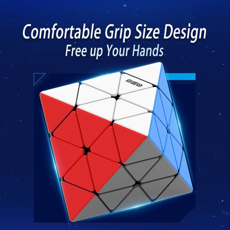 XMDCuber DianSheng FTO Face Turning Octahedron Magnetic Speed Cube, Magnetic