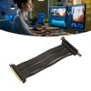 PCIE4.0 X16 Riser Cable High Speed 90 Degree Double Row