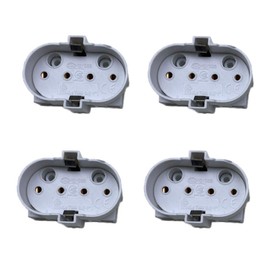 Ezfit 2G11 Lampholder 4 Pin LED CFL 2G11 Bulbs Socket Lamp Base for UVD Lamp - CFL Light Holder