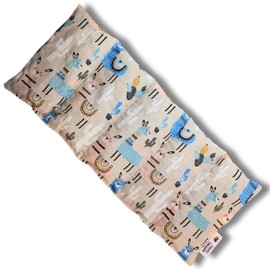 Spelt Pillow 50x20cm Alpaca Heat + Cold Therapy Grain Pillows 100% Cotton