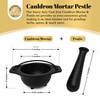 Cast Iron Cauldron Mortar and Pestle Set (MP3-Cauldron Mortar &