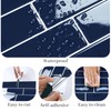 VaryPaper 10 Sheets Navy Blue Subway Tile Peel and Stick