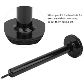 Alomejor Charging Pin Fitness Barbell Slice Support Frame Stainless Steel Freeweight Bar Charging Pin Barbell Plate Loader (20 x 220 mm)
