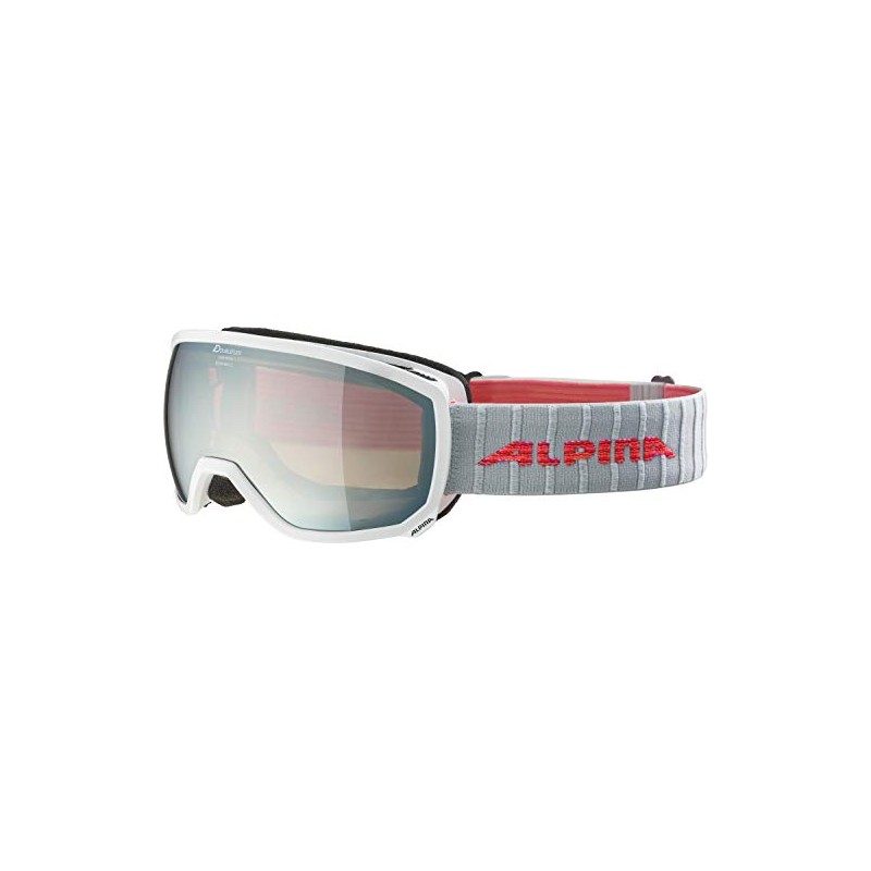 ALPINA SCARABEO S Q-LITE - Verspiegelte, Kontrastverstärkende OTG Skibrille Mit