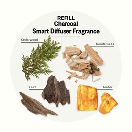 Pura Smart Aromatherapy Diffuser Fragrance Refill by Apotheke (Charcoal, 2-Pack)