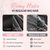 TESS Remy Human Hair Clip in Extensions Straight Hairpieces with