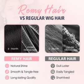 TESS Remy Human Hair Clip in Extensions Straight Hairpieces with Soft Lace Wefts Breathable Secure Fit for Effortless Volume and Style, 16 Inches, Natural Black