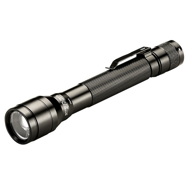 Streamlight 71701 Jr. F-Stop 250-Lumen Flood/Spot LED Flashlight with Alkaline Batteries, Black, Box