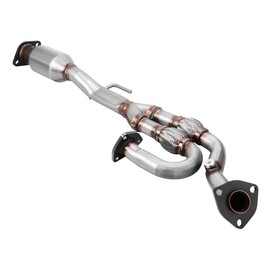 AutoShack Rear Catalytic Converter Direct Fit with Exhaust Pipe Replacement for 2009 2010 2011 2012 2013 2014 Nissan Maxima 3.5L V6 FWD (EPA Compliant) EMCC64877