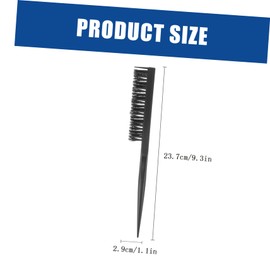 Baluue Hair Styling Tail Comb Bristle Brush for Women for Hair Parting Slicking Back Multipurpose Teasing Comb for Thin