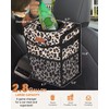 Pritent Car Trash Can with Lid, Cute Leakproof Car Trash