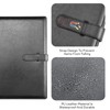 A4 Portfolio Folder with Ring Binder, Document Folder with 45
