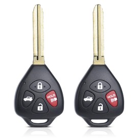 MechanMagic Key Fob Remote Replacement Fits for Toyota Camry 2007 2008 2009 2010 2011/Corolla 2009-2010 HYQ12BBY Keyless Entry Remote Control 89070-06232(Pack of 2)