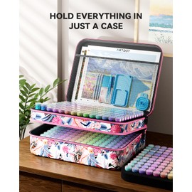 ARTDOT 420 Slots Storage Container for Diamond Art Kits for Adults,Portable Bead Storage Boxes for Diamond Painting Accessories and Tools