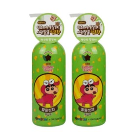On the Body Cotton Foot Wash Your Feet Foot Shampoo Jjanggu Choco Mint 385ml x 2, 1 Piece / 온더바디 코튼풋 발을씻자 풋샴푸 짱구 초코민트 385ml x 2, 1개입