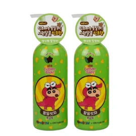 On the Body Cotton Foot Wash Your Feet Foot Shampoo Jjanggu Choco Mint 385ml x 2, 1 Piece / 온더바디 코튼풋 발을씻자 풋샴푸 짱구 초코민트 385ml x 2, 1개입