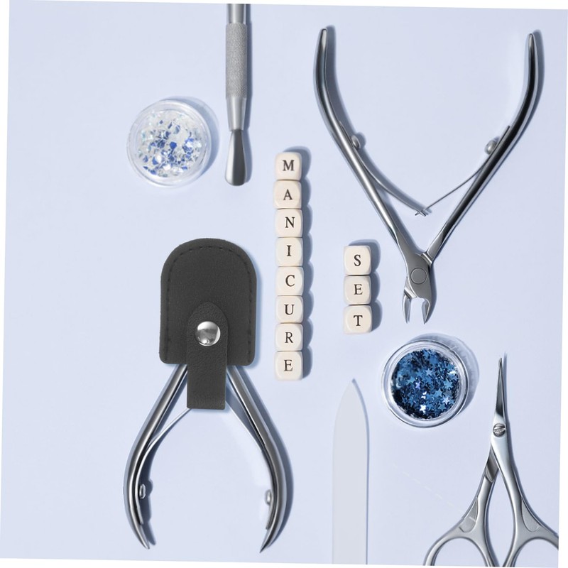 Minkissy Finger Covers Protection Cuticle Nipper Case for Nail Tools